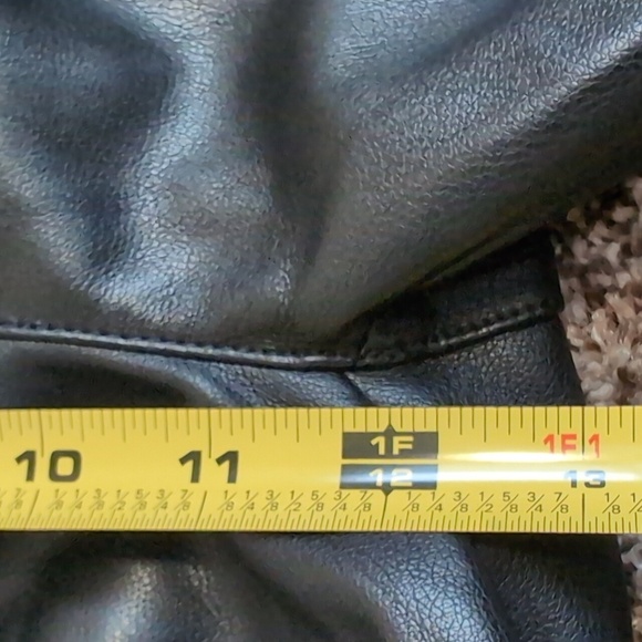 Anthropologie Avec Les Filles High Rise Faux Leather Cargo Pants Size Small-Med - Picture 7 of 10